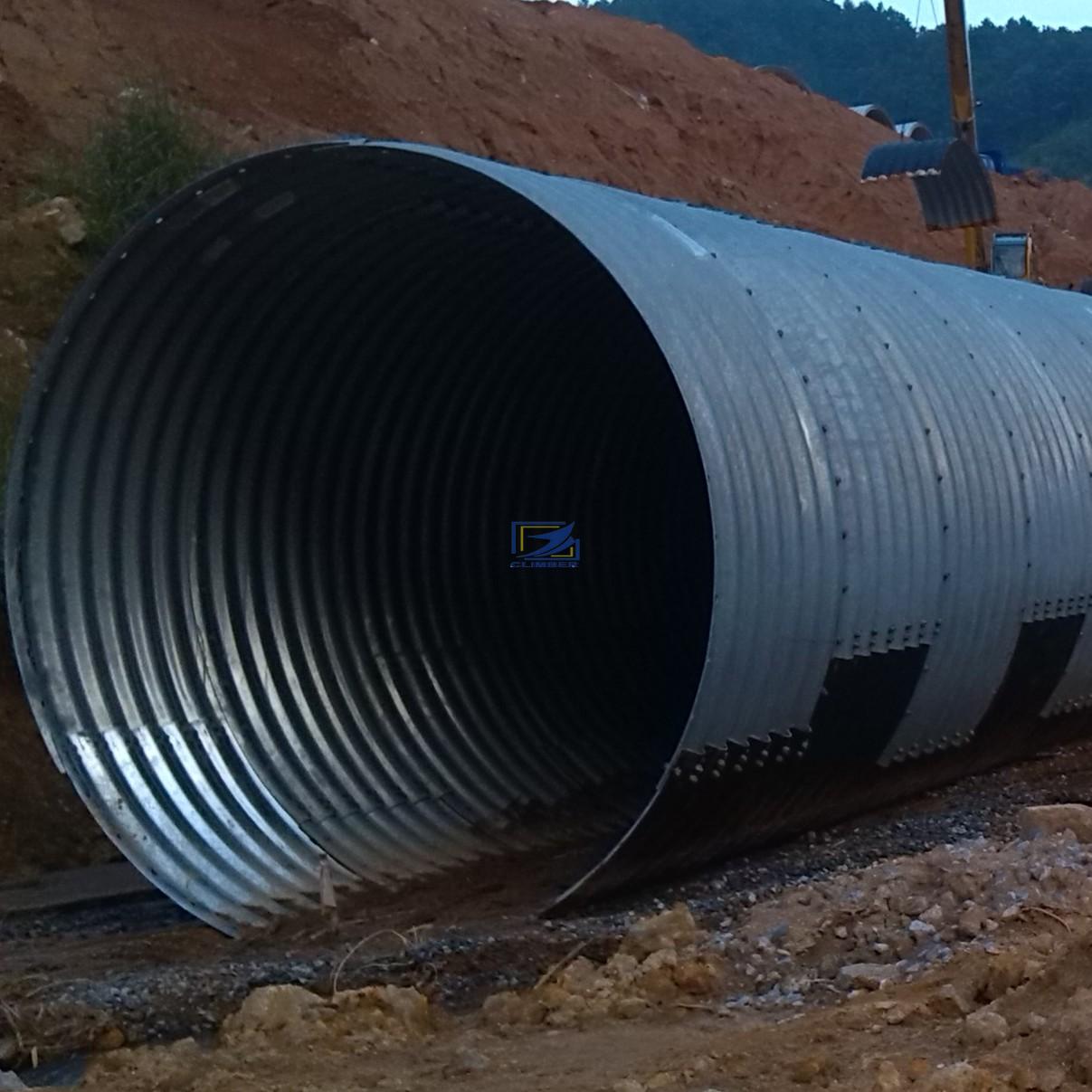 supply corrugated metal culvert pipe to Uganda